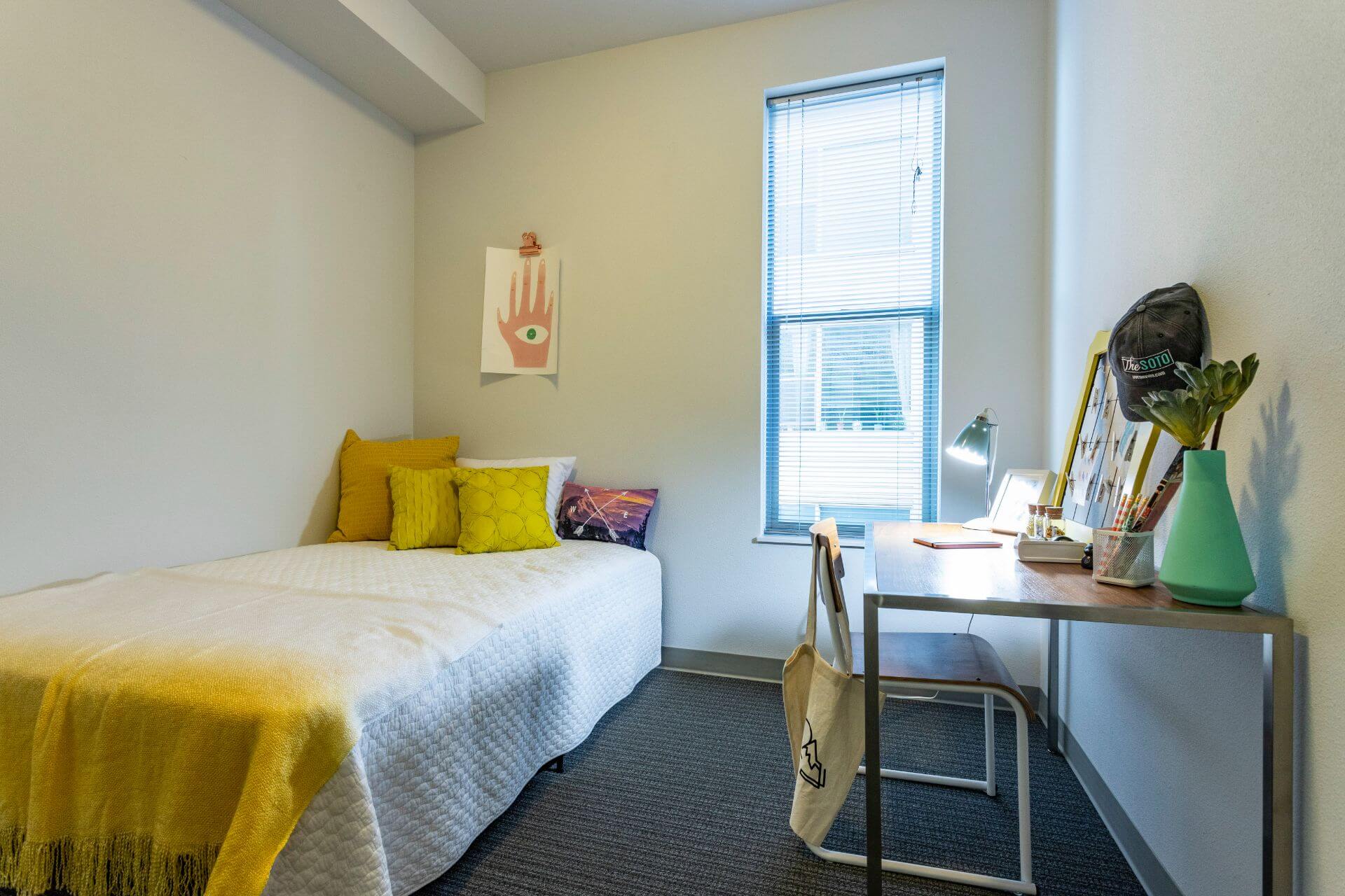 bedroom of an apartment at the soto